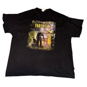 ELTON JOHN Farewell Yellow Brick Road Tour 2019 - 2020 Double sided Tee Size 2X